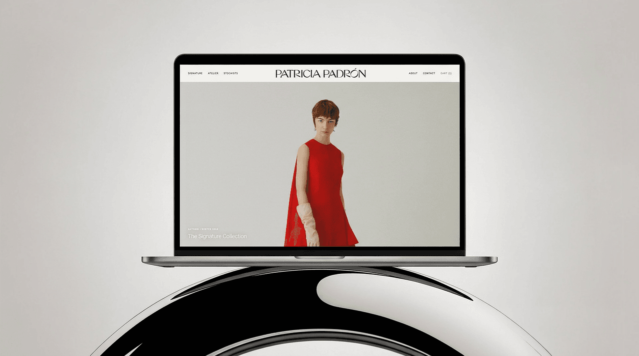 Patricia Padron fashion editorial homepage preview